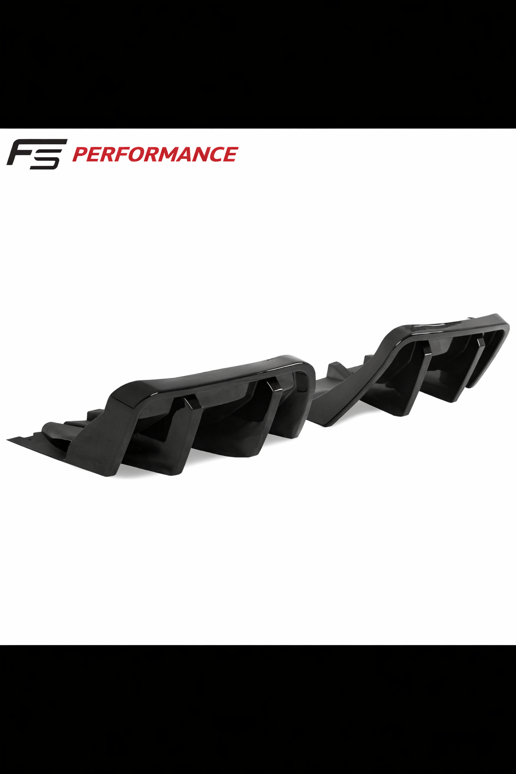 Corvette C7 Gloss Black Rear Diffuser (2014–2019) – ZR1 Style PP