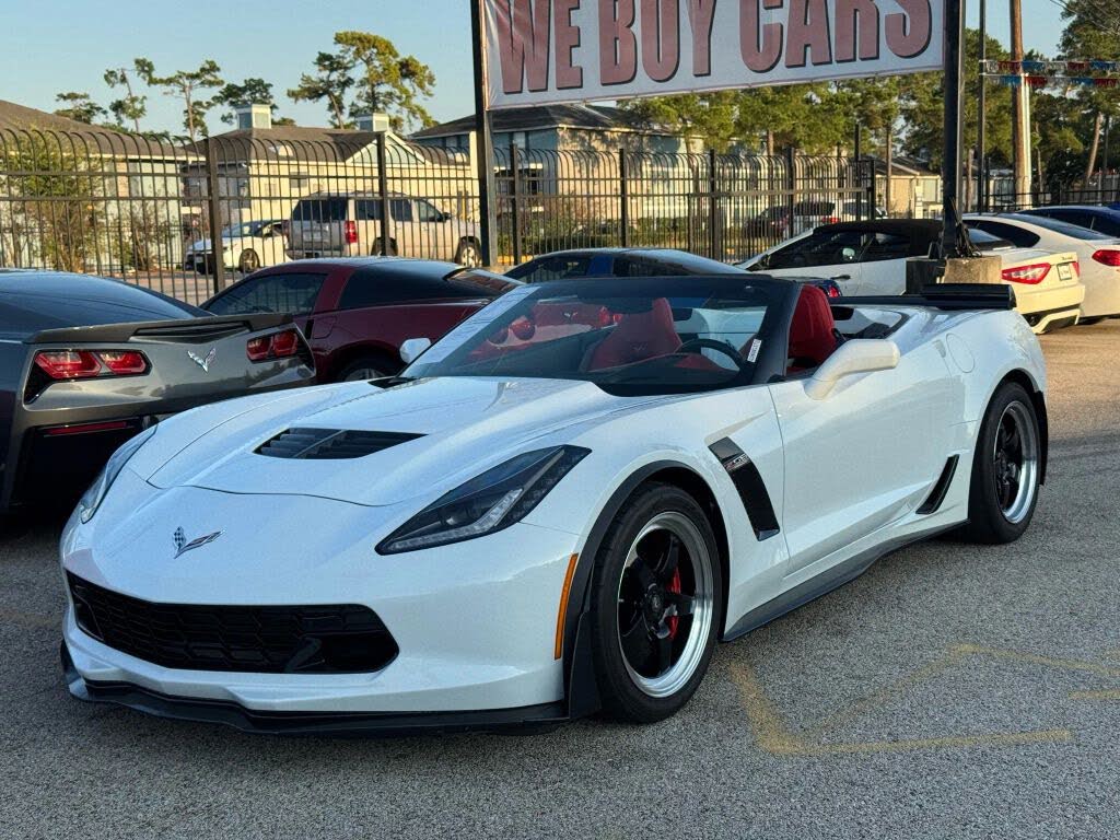 Corvette C7 Z06 Stingray Grand Sport Carbon Fiber Front Lip - ZR1 Style with Winglets (2014-2019)