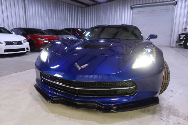 Gloss Black Front Splitter Lip for Chevrolet Corvette C7 Z06 (2014–2019)