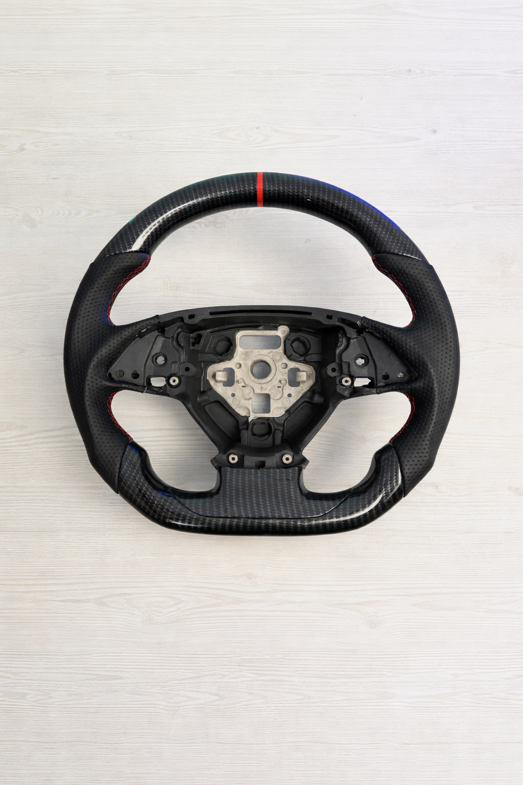 Hydro Dip Carbon Fiber Steering Wheel for Chevy Corvette C7 2014-2019