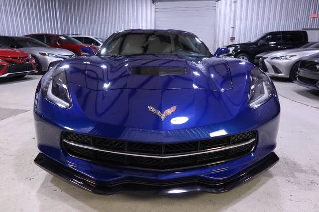 Gloss Black Front Splitter Lip for Chevrolet Corvette C7 Z06 (2014–2019)