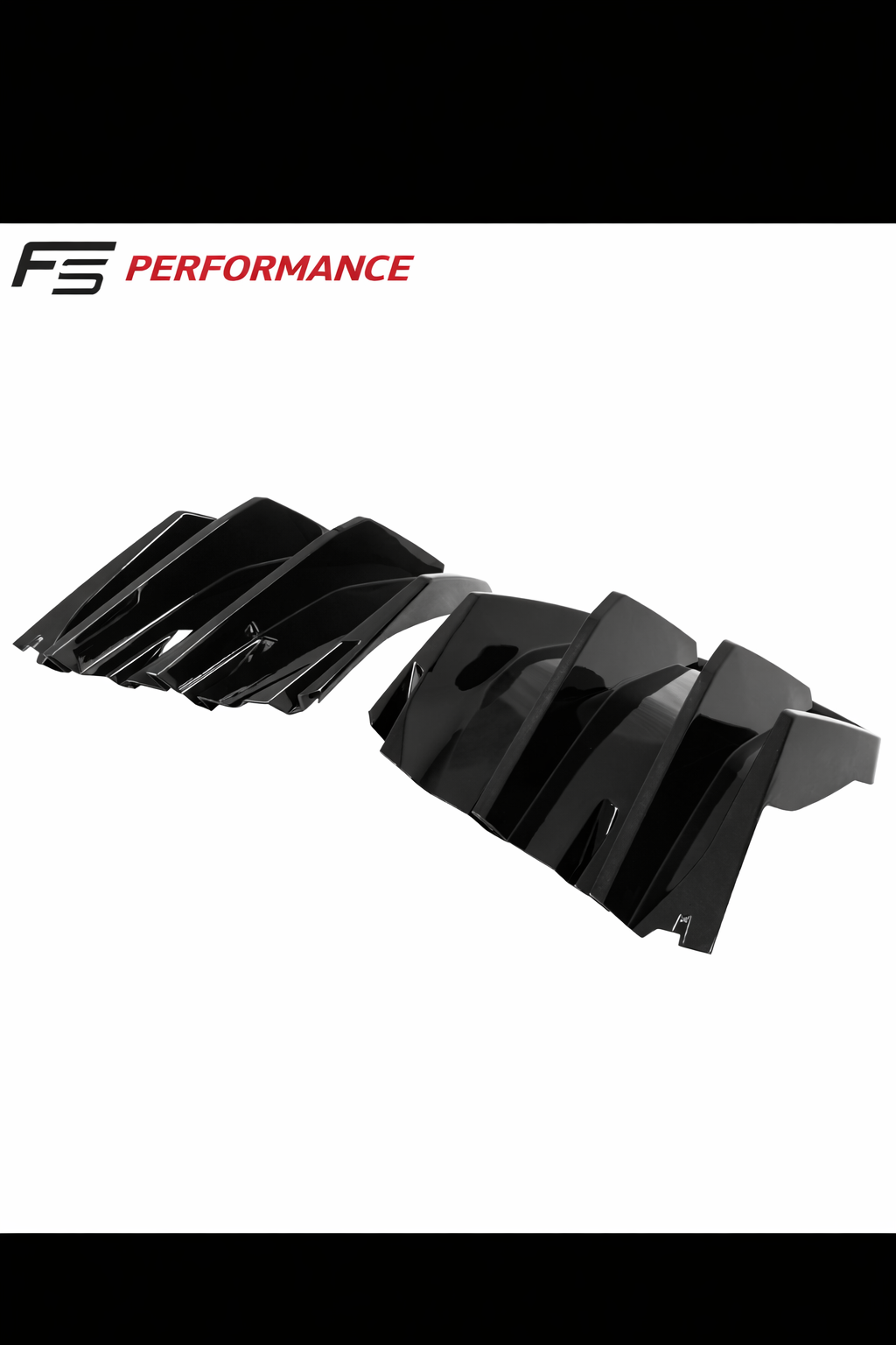 Corvette C7 Gloss Black Rear Diffuser (2014–2019) – ZR1 Style PP