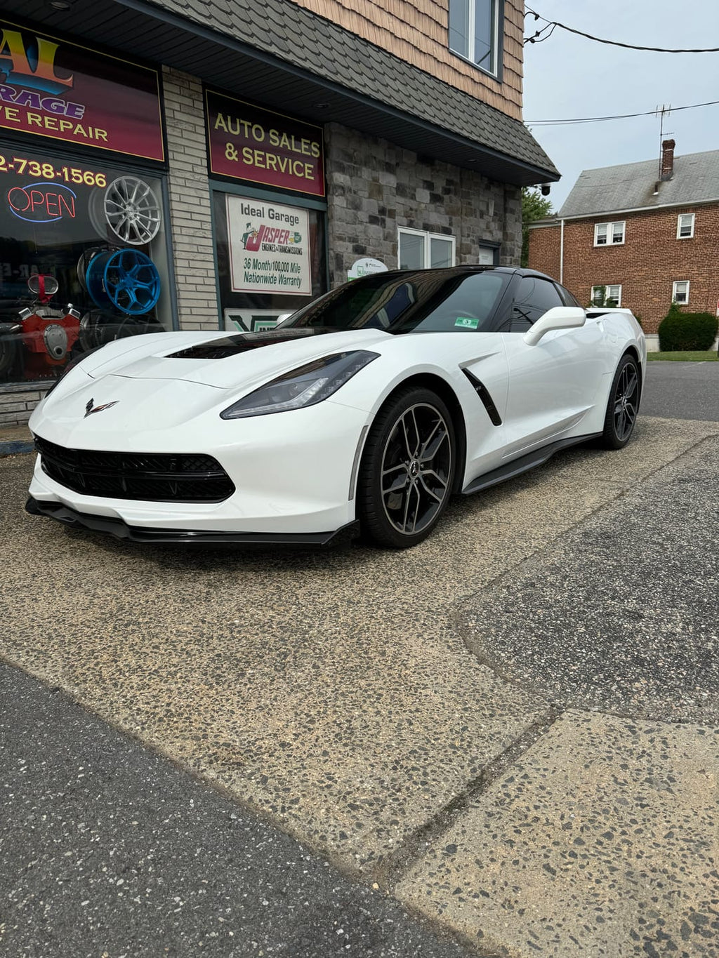 Corvette C7 Aero Kit (2014–2019) Front Splitter + Side Skirts