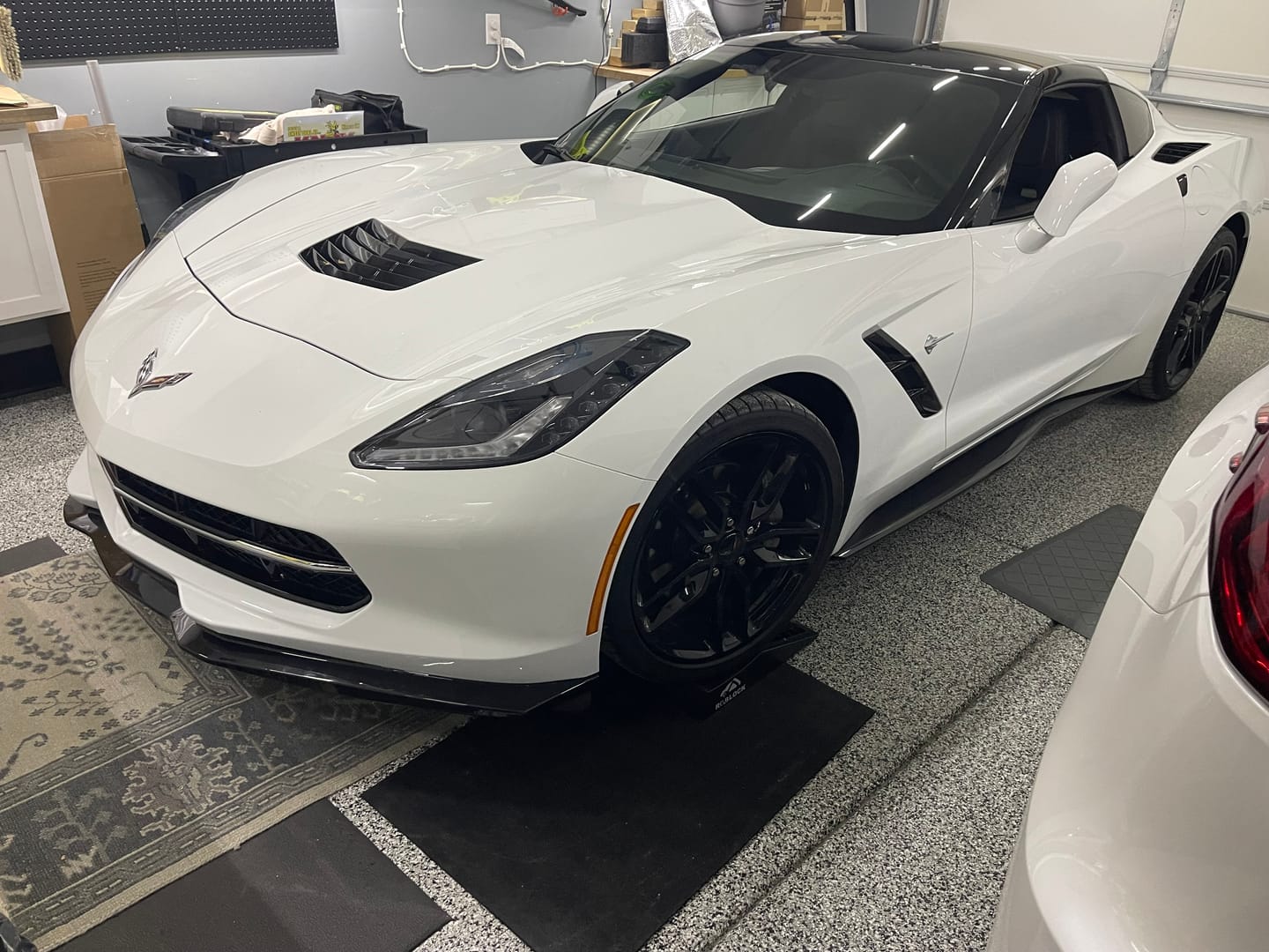 Corvette C7 Aero Kit (2014–2019) Front Splitter + Side Skirts