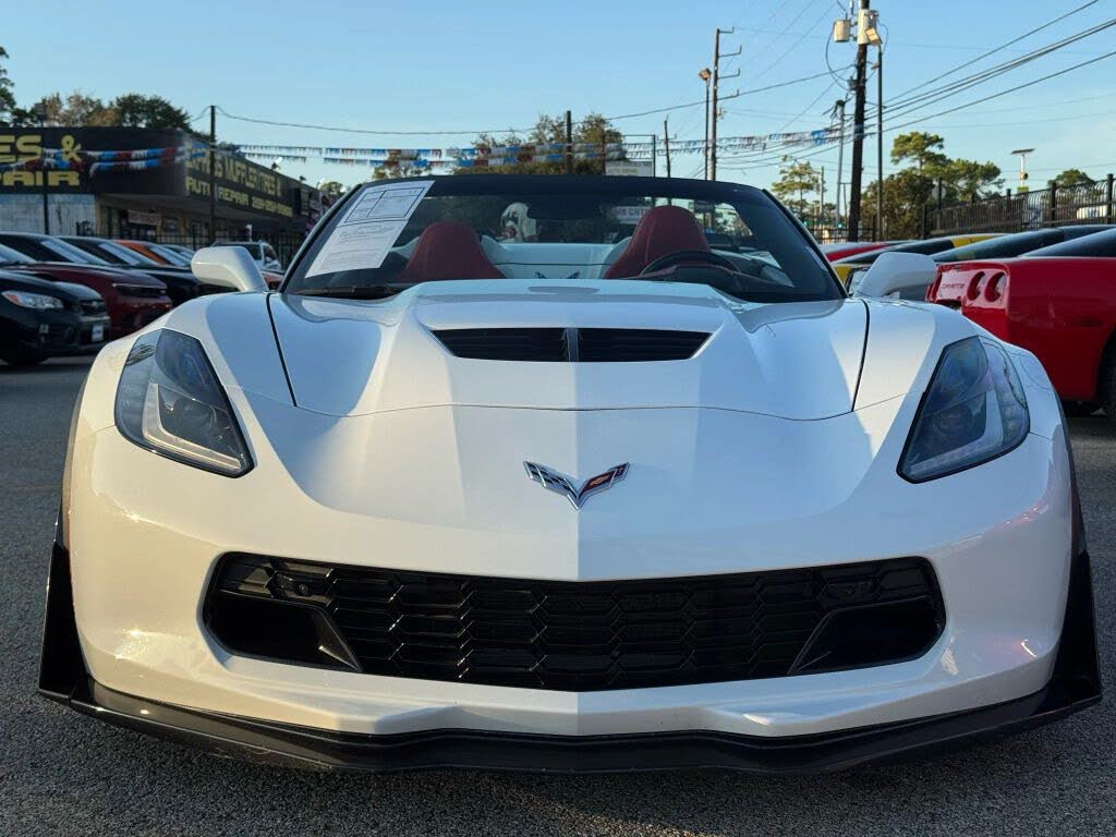 Corvette C7 Z06 Stingray Grand Sport Carbon Fiber Front Lip - ZR1 Style with Winglets (2014-2019)