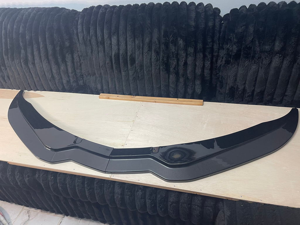 Gloss Black Front Splitter Lip for Chevrolet Corvette C7 Z06 (2014–2019)