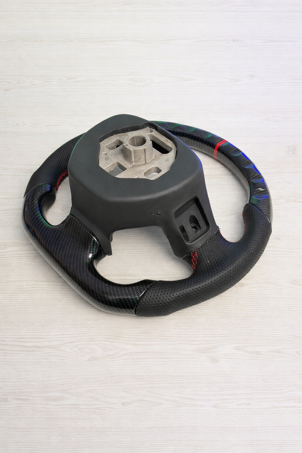 Hydro Dip Carbon Fiber Steering Wheel for Chevy Corvette C7 2014-2019