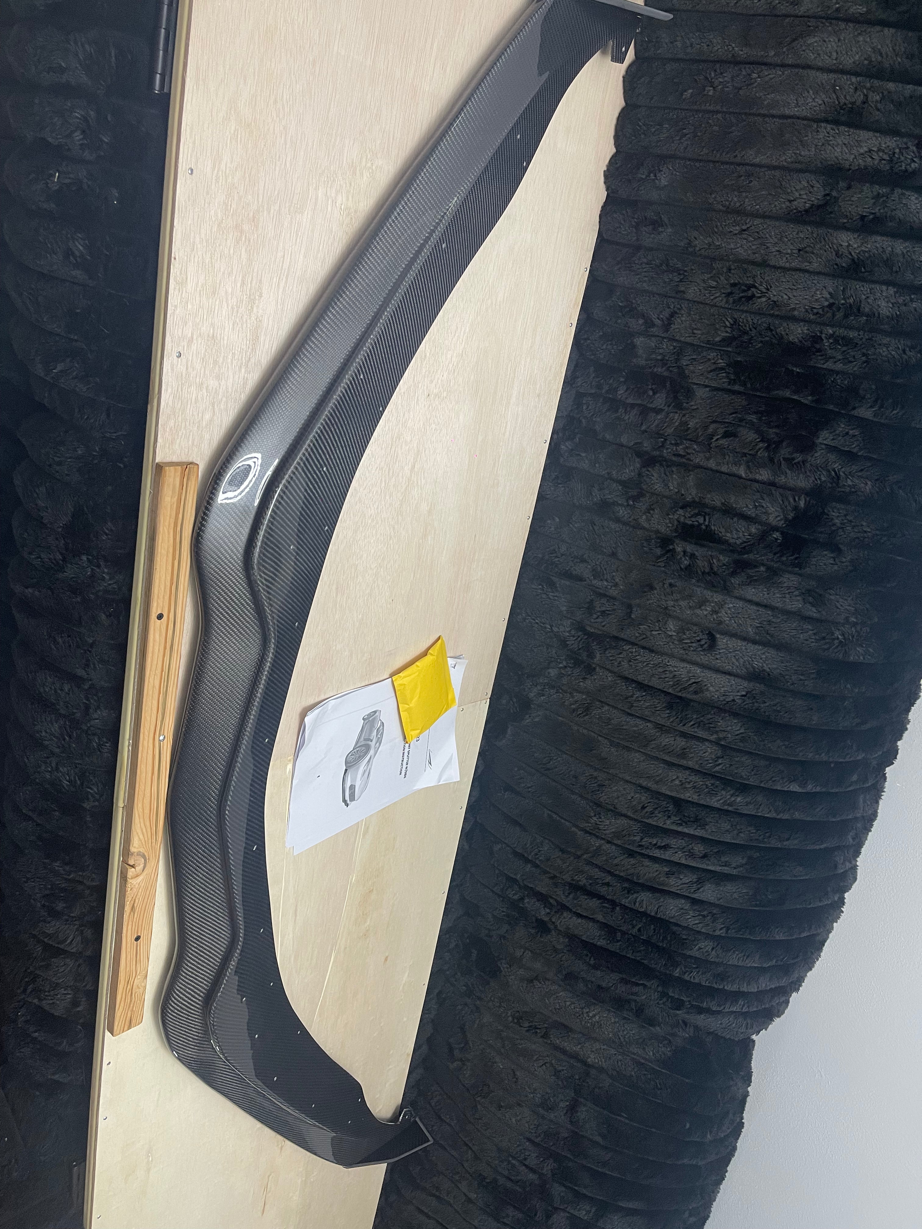 Front Splitter for Corvette C7 – Real Carbon Fiber Stage 2 Aero Lip (2014–2019)