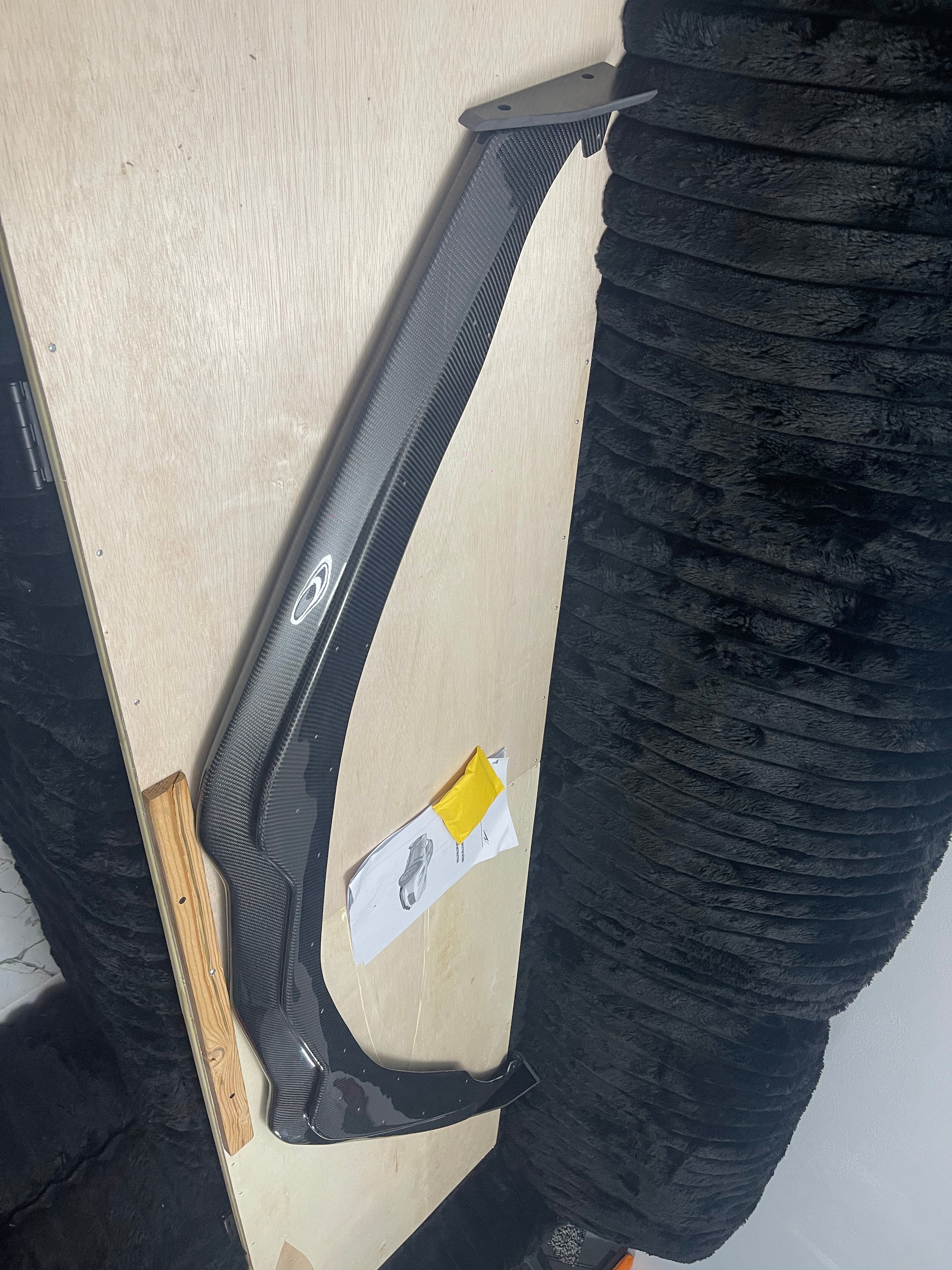 Front Splitter for Corvette C7 – Real Carbon Fiber Stage 2 Aero Lip (2014–2019)