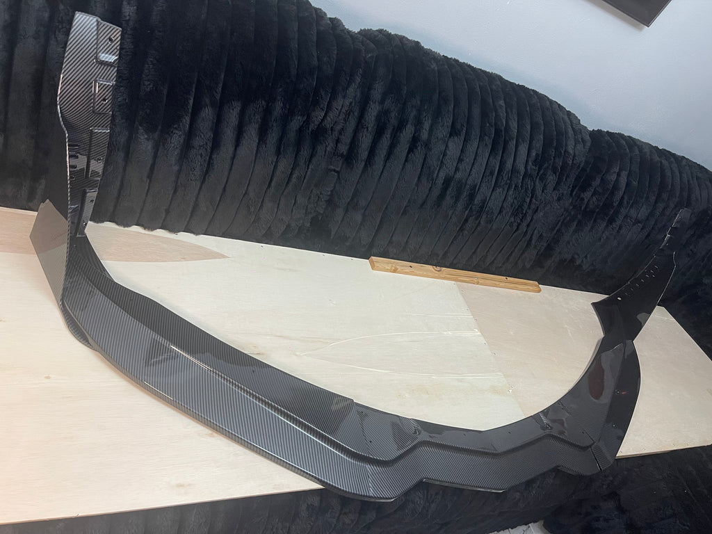 Corvette C7 Z06 Stingray Grand Sport Carbon Fiber Front Lip - ZR1 Style with Winglets (2014-2019)
