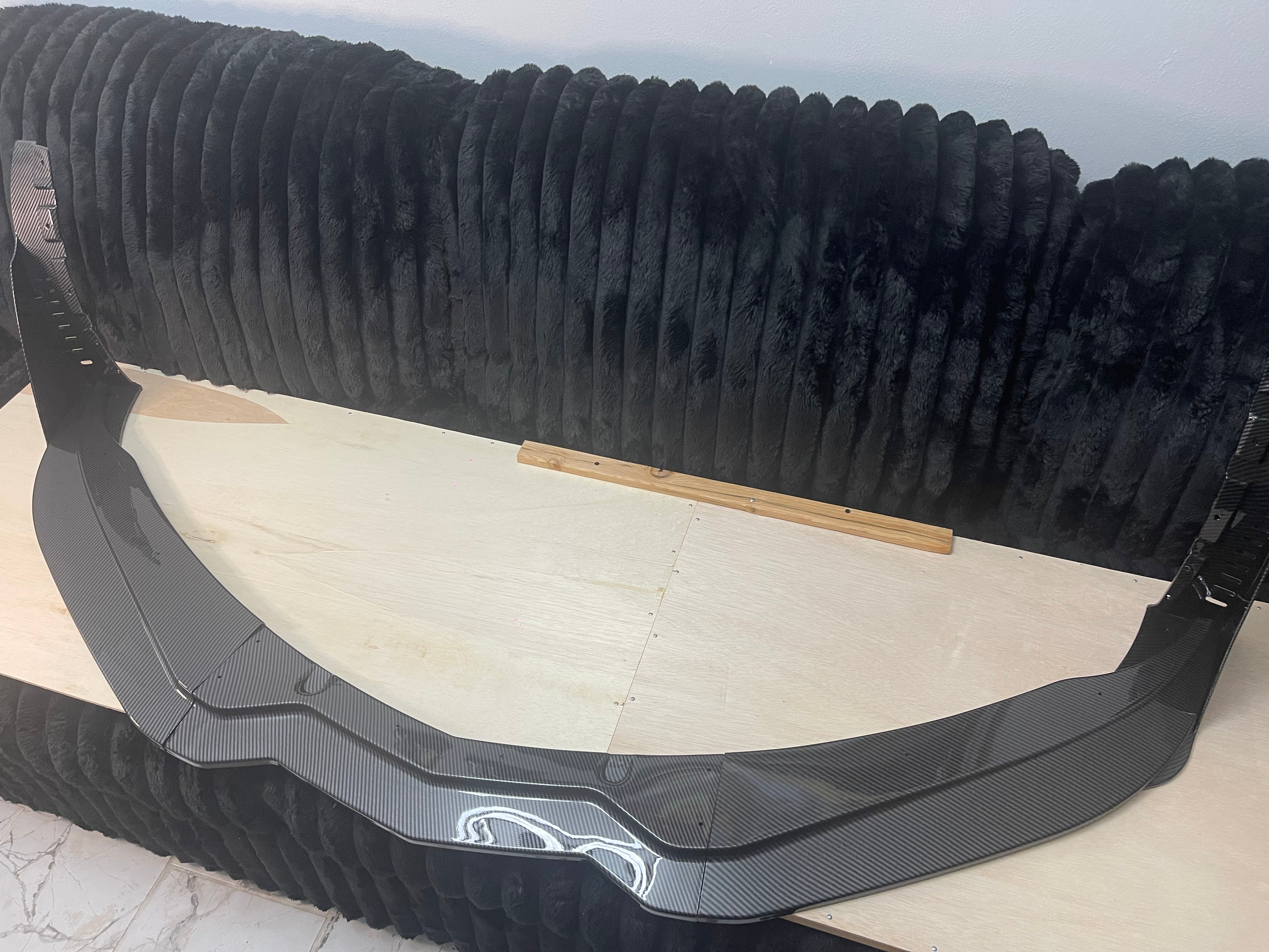 Corvette C7 Z06 Stingray Grand Sport Carbon Fiber Front Lip - ZR1 Style with Winglets (2014-2019)