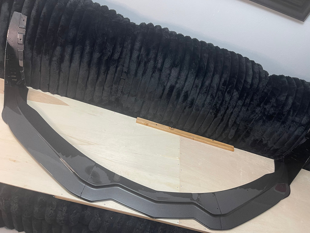 Corvette C7 Z06 Stingray Grand Sport Carbon Fiber Front Lip - ZR1 Style with Winglets (2014-2019)
