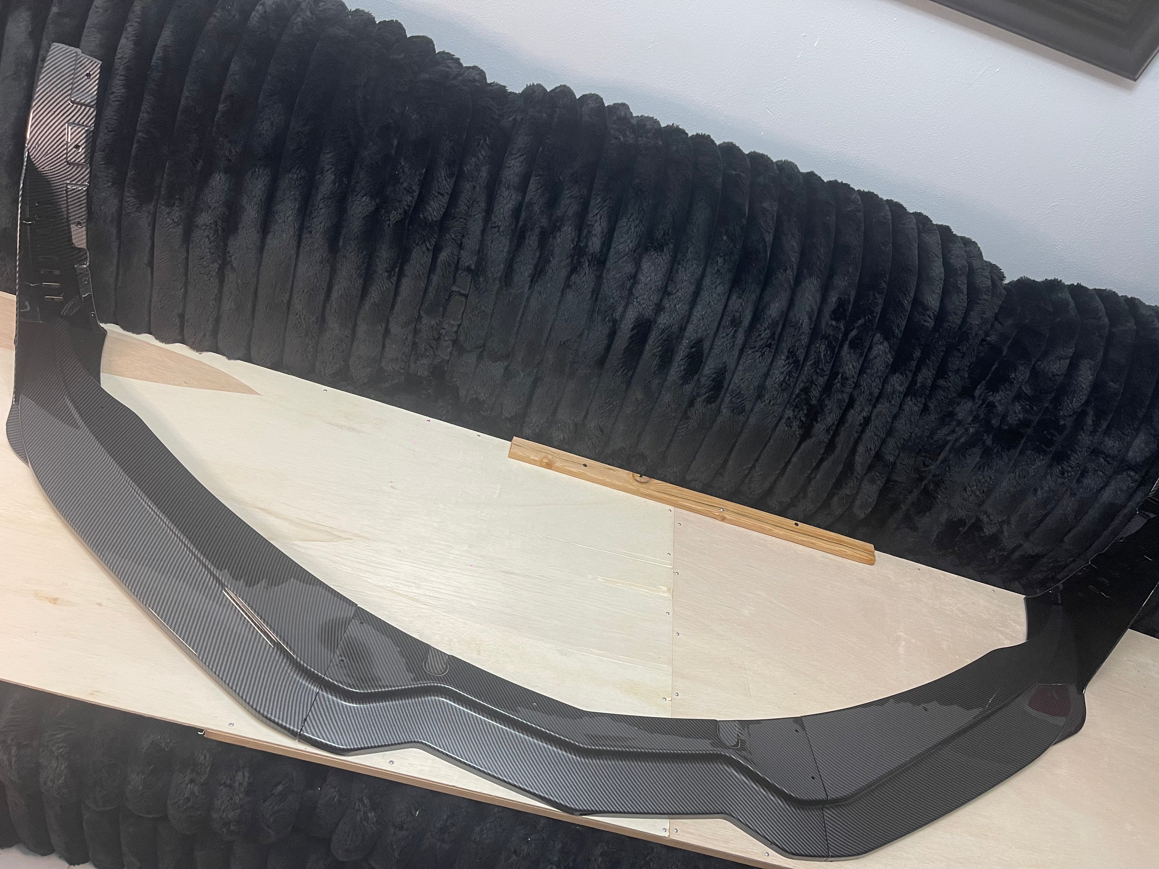 Corvette C7 Z06 Stingray Grand Sport Carbon Fiber Front Lip - ZR1 Style with Winglets (2014-2019)