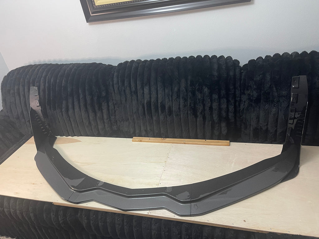 Corvette C7 Z06 Stingray Grand Sport Carbon Fiber Front Lip - ZR1 Style with Winglets (2014-2019)