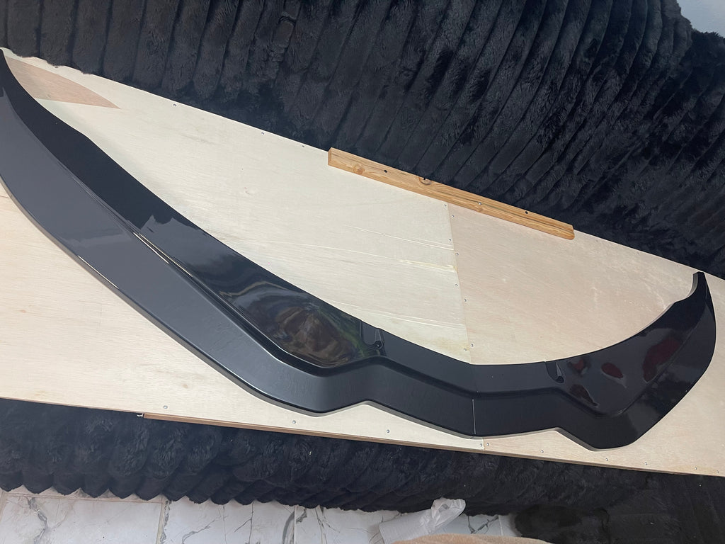 Gloss Black Front Splitter Lip for Chevrolet Corvette C7 Z06 (2014–2019)