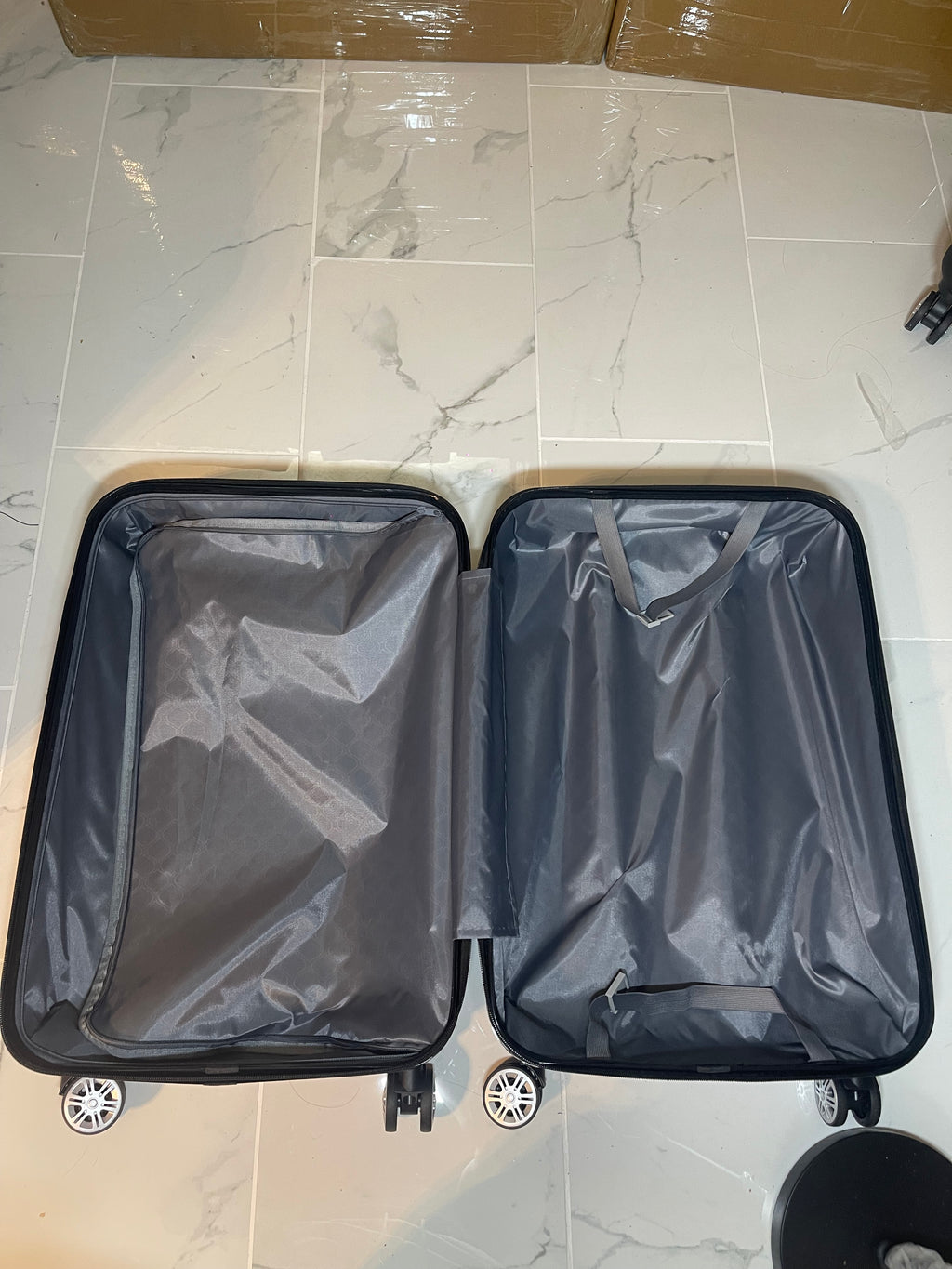 FS Performance Black 3-Piece Hardshell Luggage Set – Lightweight 360° Spinner Travel Collection