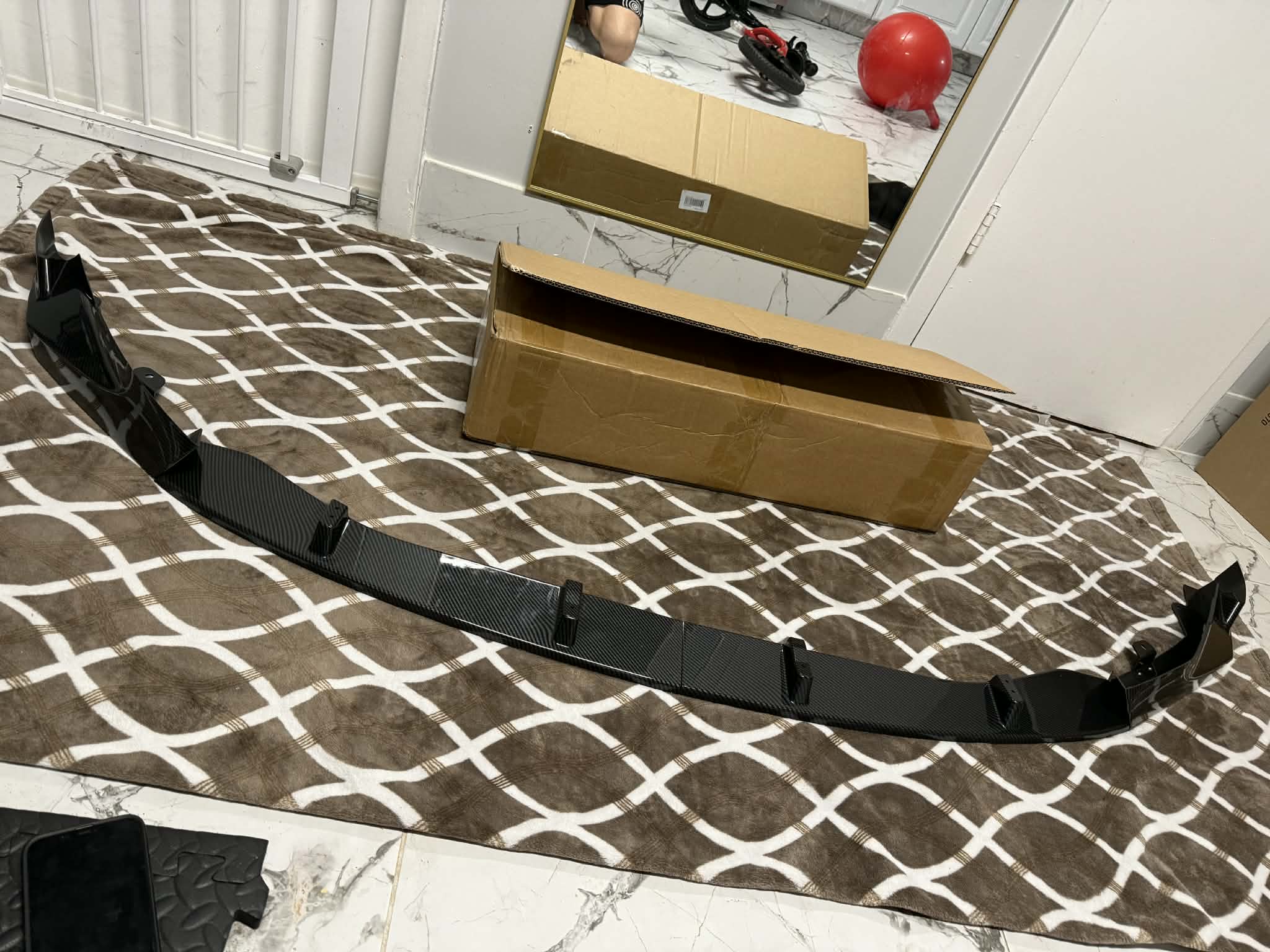 BMW G80 M3 / G82 M4 / G83 M4 Carbon Fiber Front Splitter - 4 Piece