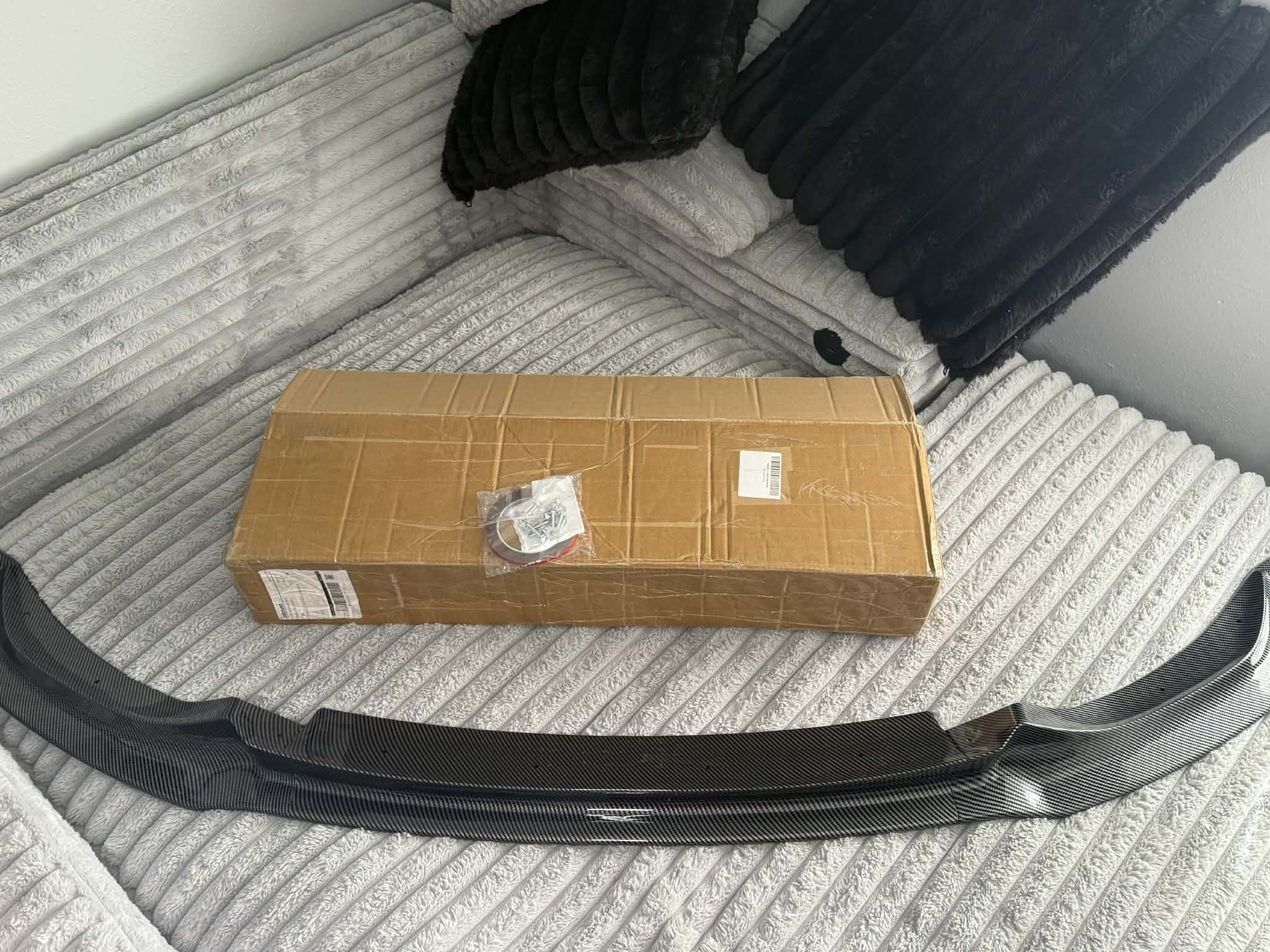 Carbon Fiber CS Style Front Splitter Lip Spoiler for BMW M3/M4 F80 F82 F83 (2015–2020) – Premium Aerodynamic Bumper Upgrade