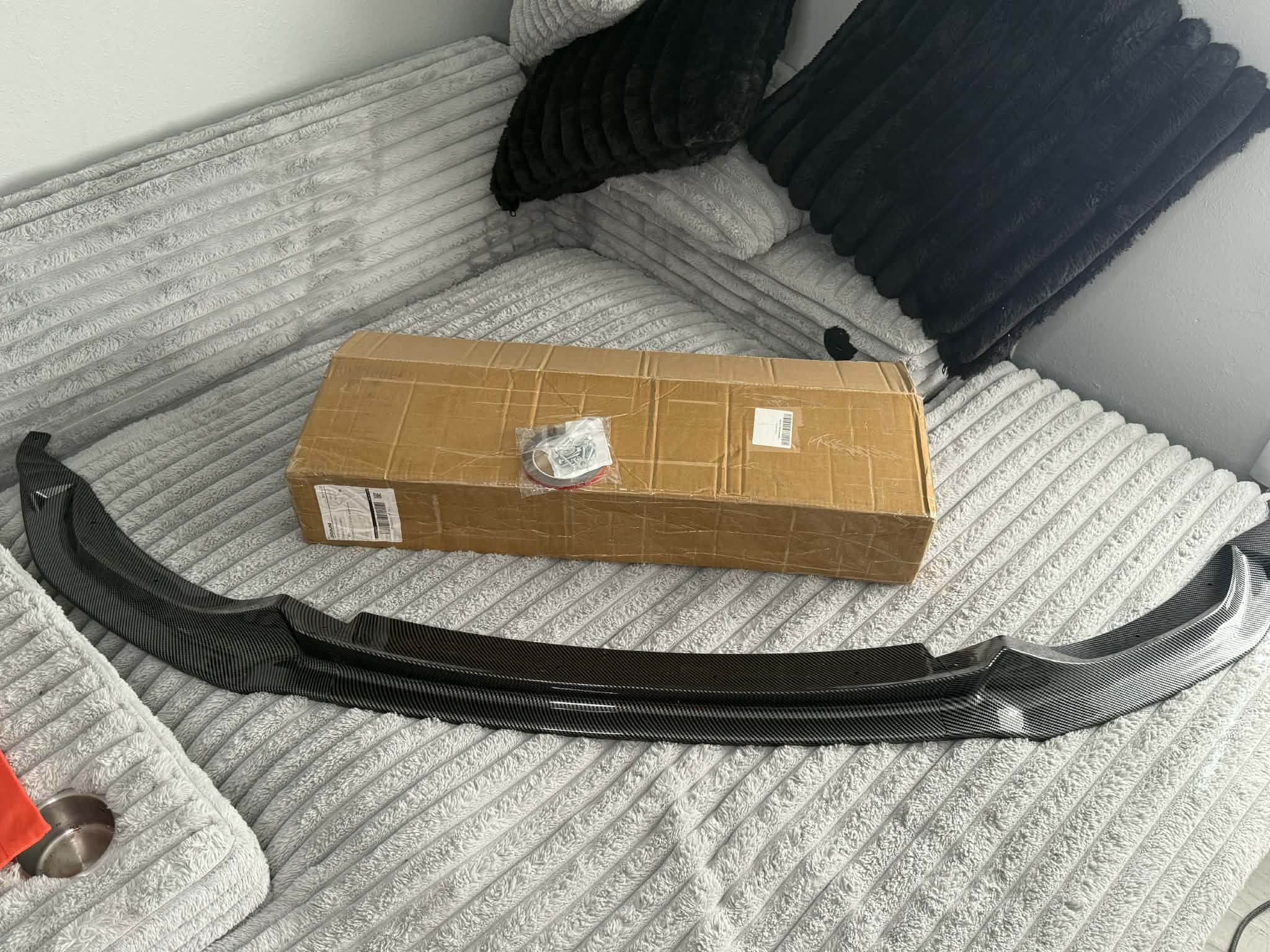 Carbon Fiber CS Style Front Splitter Lip Spoiler for BMW M3/M4 F80 F82 F83 (2015–2020) – Premium Aerodynamic Bumper Upgrade