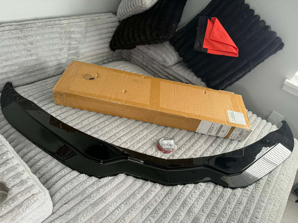 Gloss black Front Splitter Lip for Chevrolet Corvette C7 Z06 (2014–2019) – Stage 2 Aero Front Bumper Upgrade