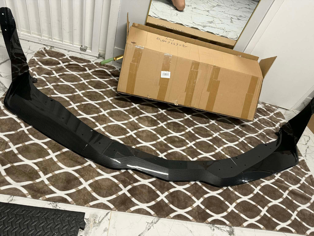 Corvette C7 Z06 Stingray Grand Sport Carbon Fiber Front Lip - ZR1 Style with Winglets (2014-2019)