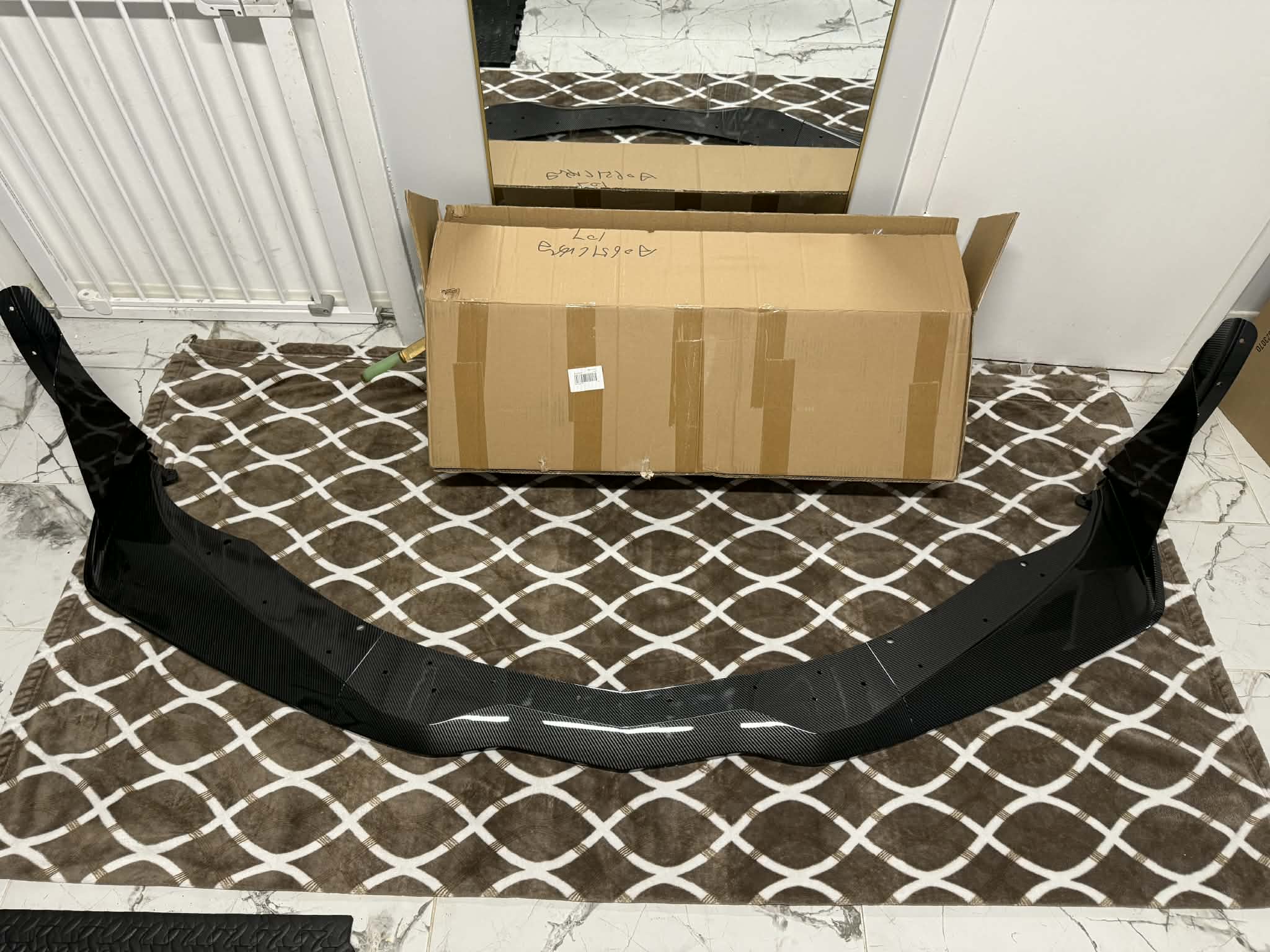 Corvette C7 Z06 Stingray Grand Sport Carbon Fiber Front Lip - ZR1 Style with Winglets (2014-2019)