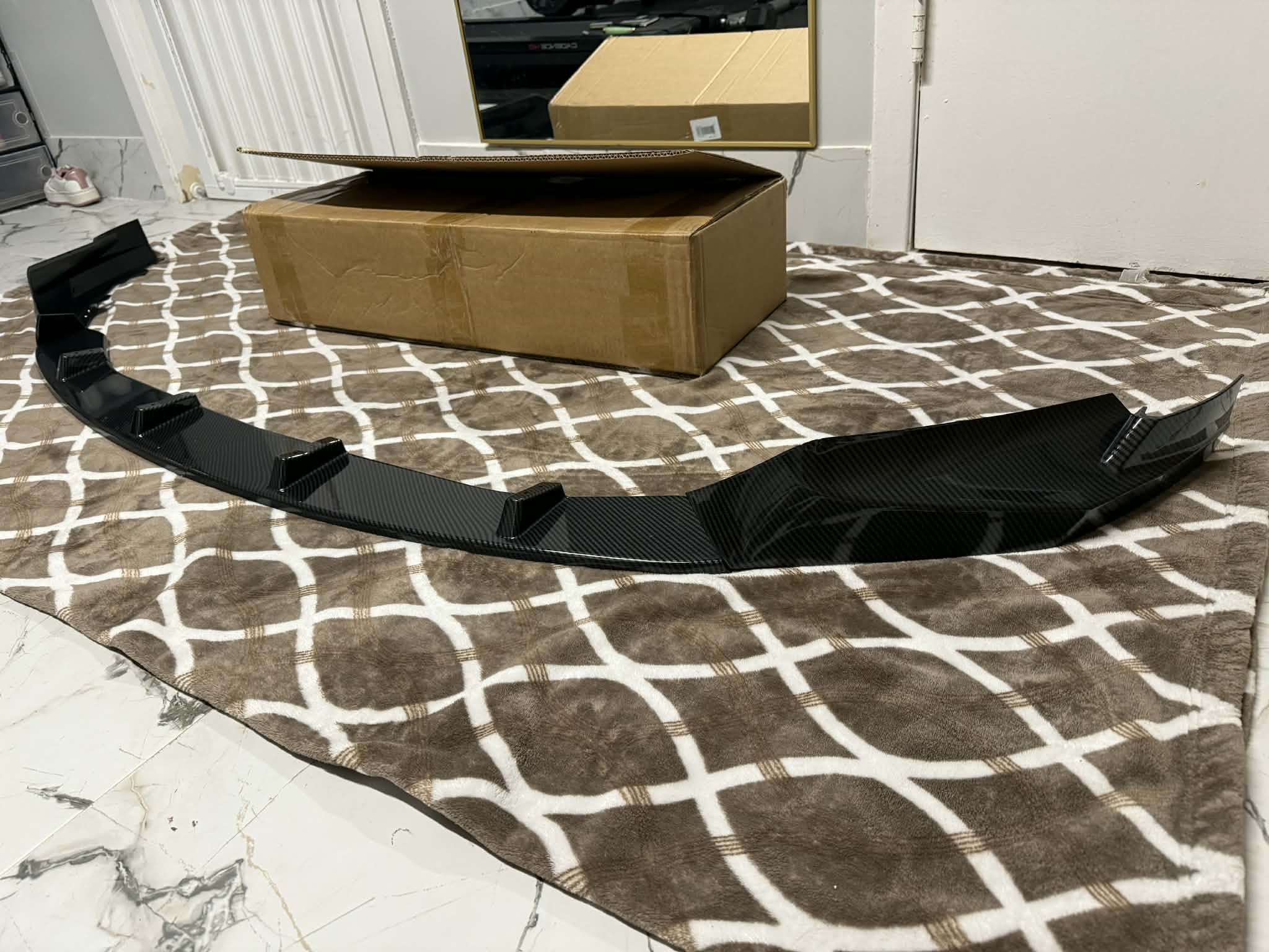 BMW G80 M3 / G82 M4 / G83 M4 Carbon Fiber Front Splitter - 4 Piece