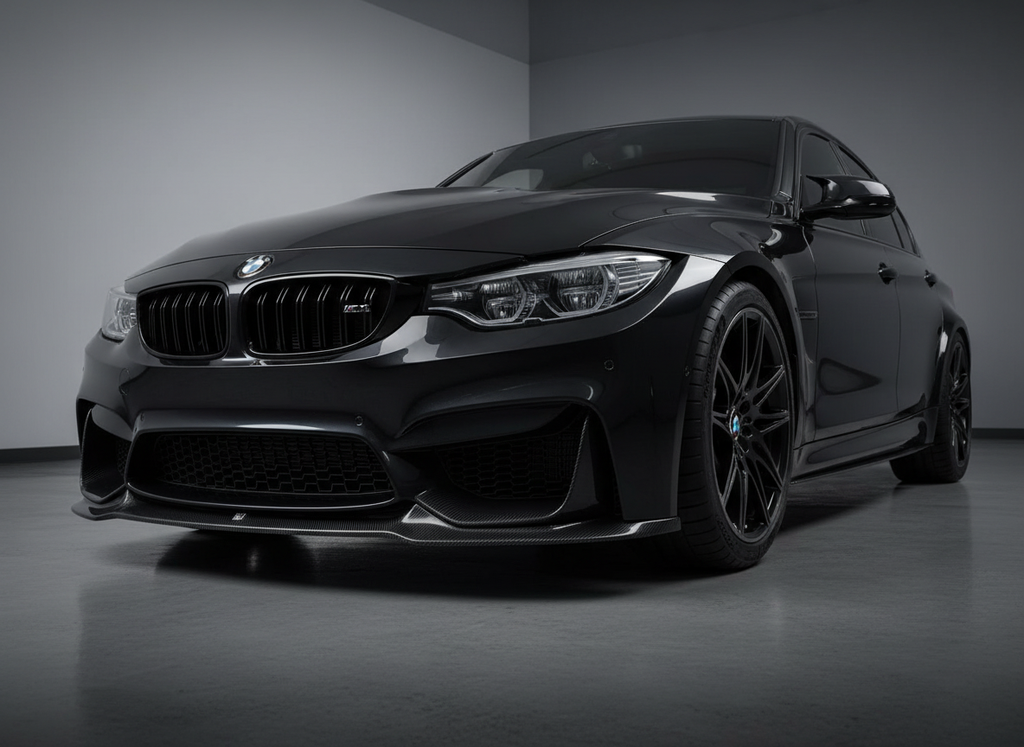 Carbon Fiber Front Splitter on BMW