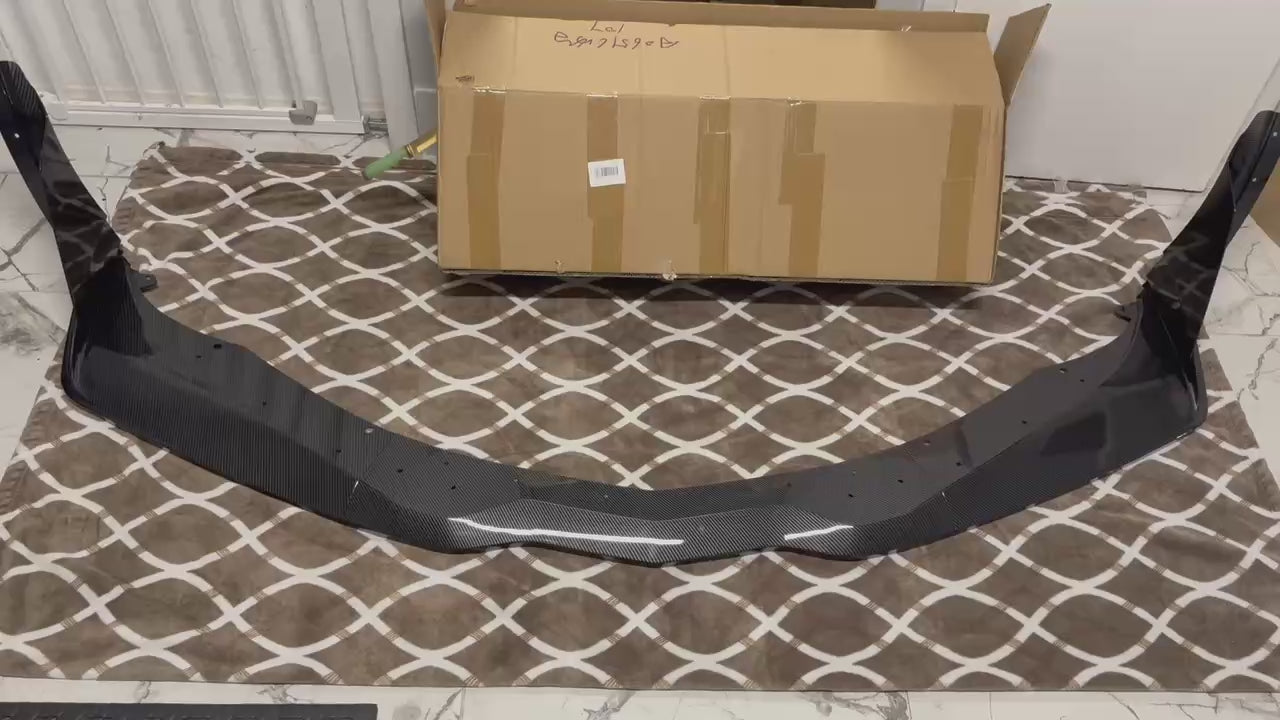 Corvette C7 Z06 Stingray Grand Sport Carbon Fiber Front Lip - ZR1 Style with Winglets (2014-2019)