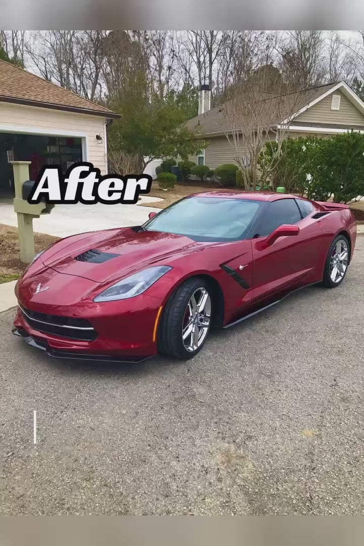 Corvette C7 Aero Kit (2014–2019) Front Splitter + Side Skirts